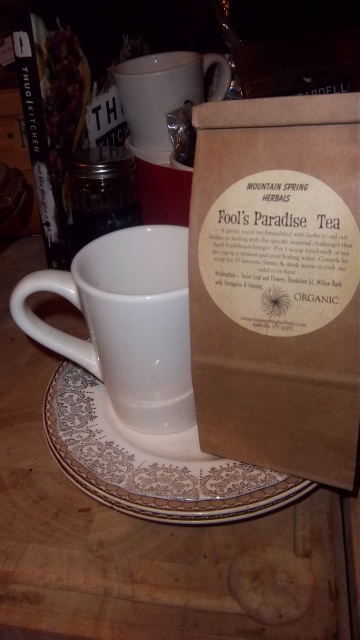 FOOLS PARADISE... herbal tea for April